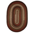 thumbnail image 1 of Rhody Rug Mayflower MF33 Brown Fudge 4 x 4 Round - Braided Area Rug, Home Decor, Floor Mat or Bedroom Rug - Easy Care, Ideal for High Traffic Areas in Hallway and Living Room - Made in USA, 1 of 2