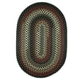 thumbnail image 1 of Rhody Rug Mayflower MF23 Verdant/Spruce 8 x 8 Round - Braided Area Rug, Home Decor, Floor Mat or Bedroom Rug - Easy Care, Ideal for High Traffic Areas in Hallway and Living Room - Made in USA, 1 of 2