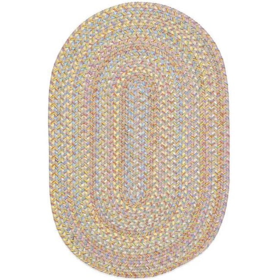 Rhody Rug Playtime Sand Beige Multi 10' Round