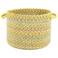 thumbnail image 1 of Rhody Rug PT14B014X010 14 x 10 in. Playtime Yellow & Multicolor Basket, 1 of 2