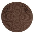 thumbnail image 1 of Rhody Rug WearEver Brown Poly 15" Chair Pad, 1 of 2