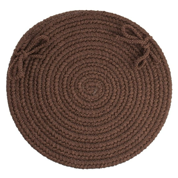 Rhody Rug WearEver Brown Poly 15" Chair Pad