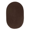 thumbnail image 1 of Rhody Rug S011R072X072 Solid 6' Round Rug Brown, 1 of 2