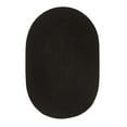 thumbnail image 1 of Rhody Rug S016R024X048 Solid 2x4 Rug Black, 1 of 2