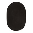 thumbnail image 1 of Rhody Rug S016R084X108 Solid 7x9 Rug Black, 1 of 2