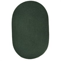 Rhody Rug S018R084X108 Solid 7x9 Rug Spruce Green