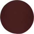 thumbnail image 1 of Rhody Rug S022R072X072 Solid 6' Round Rug Burgundy, 1 of 2