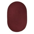 thumbnail image 1 of Rhody Rug S022R096X096 Solid 8' Round Rug Burgundy, 1 of 2
