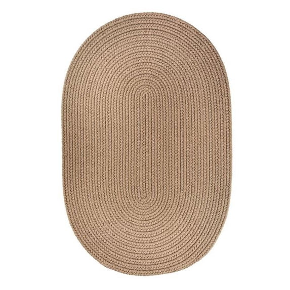 Rhody Rug S026R024X072 Solid 2x6 Rug Dark Taupe