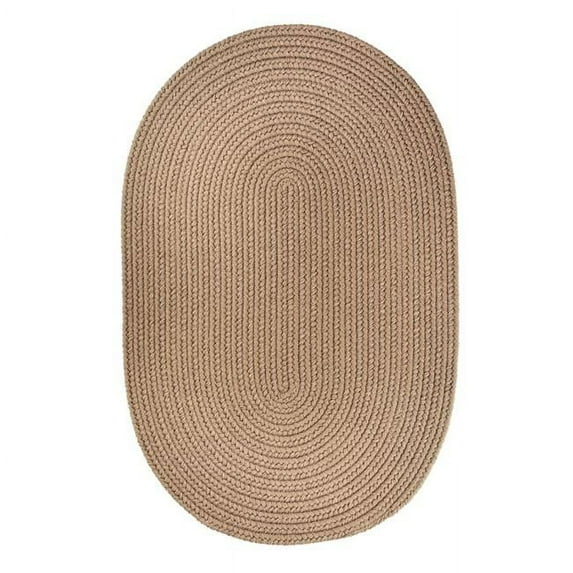 Rhody Rug S026R048X072 Solid 4x6 Rug Dark Taupe