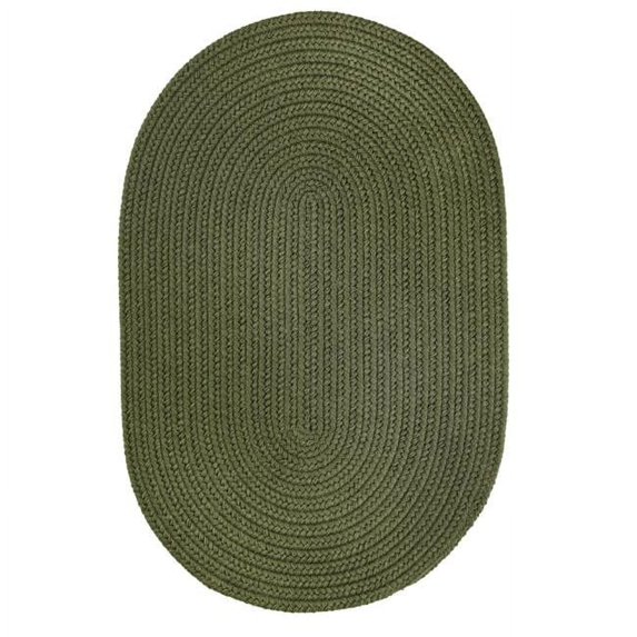 Rhody Rug S029R096X132 Solid 8x1 Rug Dark Sage