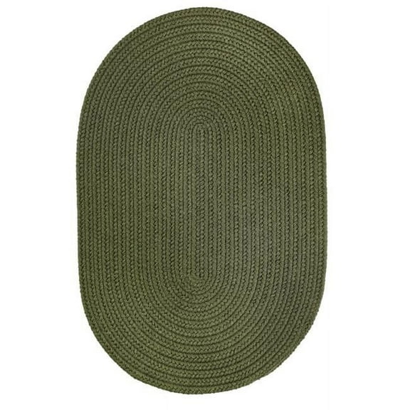 Rhody Rug S029R096X132 Solid 8x1 Rug Dark Sage