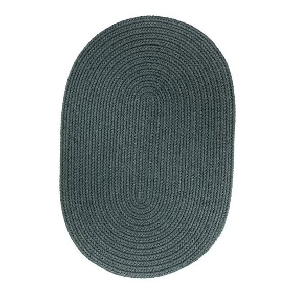 Rhody Rug S034R120X120 Solid 10' Round Rug Teal