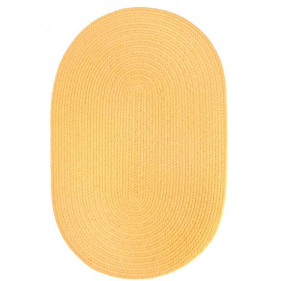 Rhody Rug S041R024X048 Solid 2x4 Rug Daffodil