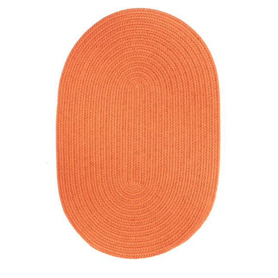 Rhody Rug S042R024X096 Solid 2x8 Rug Mango
