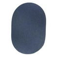 thumbnail image 1 of Rhody Rug S102R048X072 Solid 4x6 Wool Rug Sailor Blue Rug, 1 of 2
