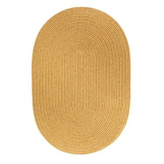 Rhody Rug S109R060X096 Solid 5x8 Wool Rug Vintage Gold