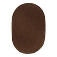 thumbnail image 1 of Rhody Rug S116R048X072 Solid 4x6 Wool Rug Walnut, 1 of 2