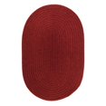 thumbnail image 1 of Rhody Rug S121R024X072 Solid 2x6 Wool Rug Barn Red, 1 of 2
