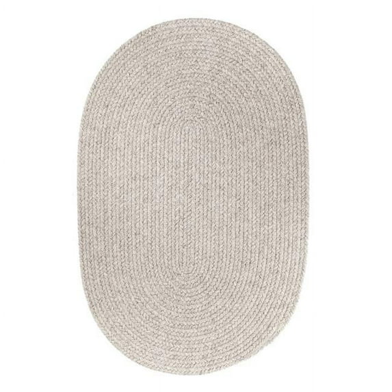Rhody Rug S123R024X036 Solid 2x3 Wool Rug Lt. Gray