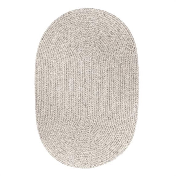Rhody Rug S123R024X048 Solid 2x4 Wool Rug Lt. Gray