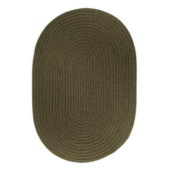 Rhody Rug S129R096X132 Solid 8x11 Wool Rug Dk. Sage