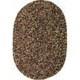 thumbnail image 1 of Rhody Rug SA38R036X060 Sandi 3 x 5 ft. Tweed Indoor-Outdoor Oval Braided Rug, Brown, 1 of 5