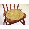 thumbnail image 1 of Rhody Rug SA58A015X015-4 Sandi Tweed Braided Chair Pads, Oatmeal - Set Of 4, 1 of 5