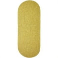 thumbnail image 1 of Rhody Rug SA58R024X072 Sandi 2 x 6 ft. Tweed Indoor-Outdoor Oval Braided Rug, Oatmeal, 1 of 5