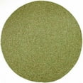 thumbnail image 1 of Rhody Rug SA68R096X096 Sandi 8 ft. Tweed Indoor-Outdoor Round Braided Rug, Bayleaf, 1 of 5