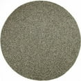 thumbnail image 1 of Rhody Rug SA88R096X096 Sandi 8 ft. Tweed Indoor-Outdoor Round Braided Rug, Graphite, 1 of 5