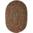 thumbnail image 1 of Rhody Rug Sophia SO35 Brown 10 x 13 Oval - Braided Area Rug, Home Decor, Floor Mat or Bedroom Rug - Easy Care, Ideal for High Traffic Areas in Hallway and Living Room - Made in USA, 1 of 5
