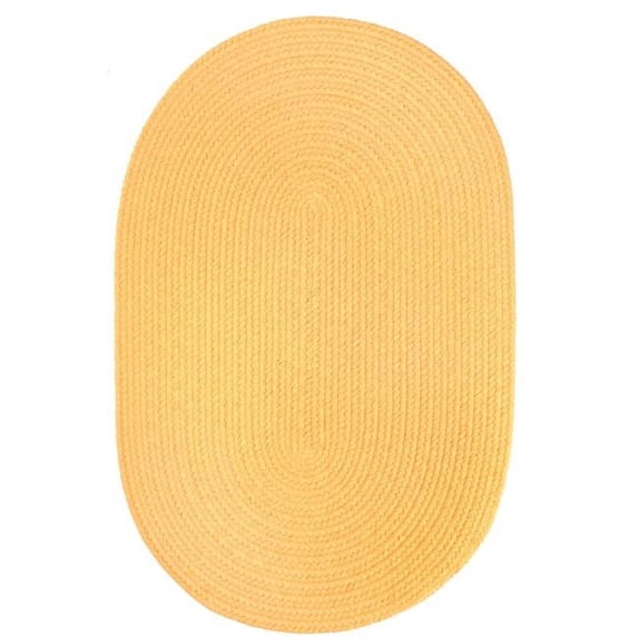 Rhody Rug Solid 10' Round Rug Daffodil