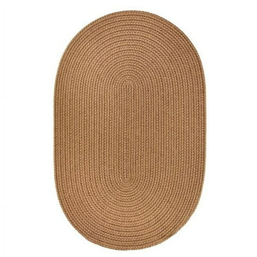 Rhody Rug  Solid 10' Round Rug Lt. Brown