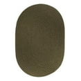 thumbnail image 1 of Rhody Rug  Solid 10' Round Wool Rug Dk. Sage, 1 of 2