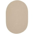 thumbnail image 1 of Rhody Rug Happy Braids Solid Sand Beige 10X13 Oval, 1 of 2