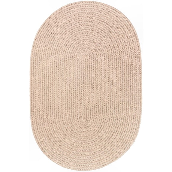 Rhody Rug WearEver Beige Poly 10X13 Oval