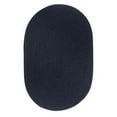 thumbnail image 1 of Rhody Rug  Solid 4' Round Wool Rug Navy, 1 of 2