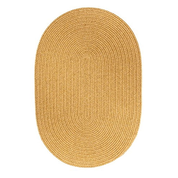 Solid Vintage Gold Wool 4' Round