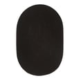 thumbnail image 1 of Rhody Rug  Solid 6' Round Rug Black, 1 of 2