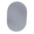 thumbnail image 1 of Rhody Rug Solid Blue Bonnet Wool 6' Round, 1 of 2