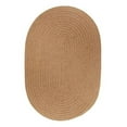 thumbnail image 1 of Rhody Rug  Solid 6' Round Wool Rug Taupe, 1 of 2