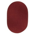 thumbnail image 1 of Rhody Rug  Solid 8' Round Rug Colonial Red, 1 of 2