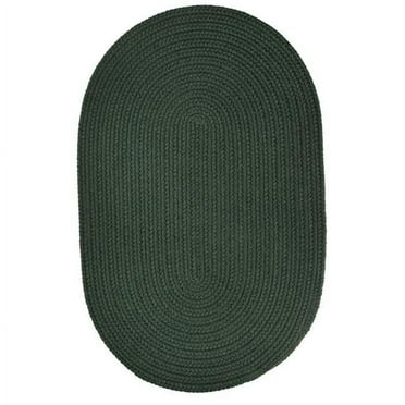 Rhody Rug  Solid 8' Round Rug Spruce Green