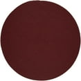 thumbnail image 1 of Rhody Rug Solid Red Wine Wool 8' Round, 1 of 1