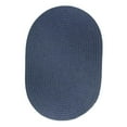 thumbnail image 1 of Rhody Rug S102R096X096 Solid 8' Round Wool Rug Sailor Blue Rug, 1 of 2