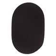 thumbnail image 1 of Rhody Rug  Solid 8' Wool Rug Black, 1 of 1