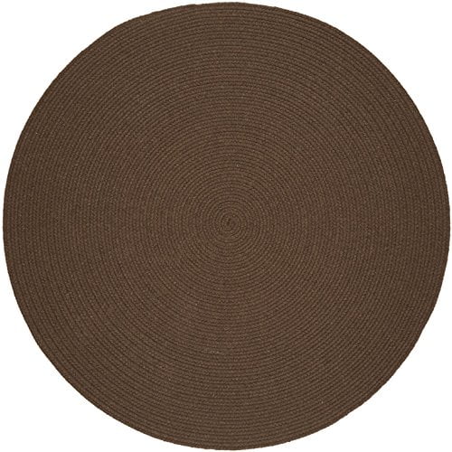 Solid Walnut Wool 4' Round