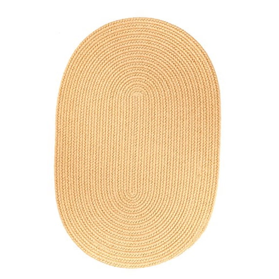 Solid Wheat Wool 4' Round