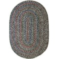 thumbnail image 1 of Rhody Rug Sophia SO85 Graphite Gray 4 x 6 Oval - Braided Area Rug, Home Decor, Floor Mat or Bedroom Rug - Easy Care, Ideal for High Traffic Areas in Hallway and Living Room - Made in USA, 1 of 5